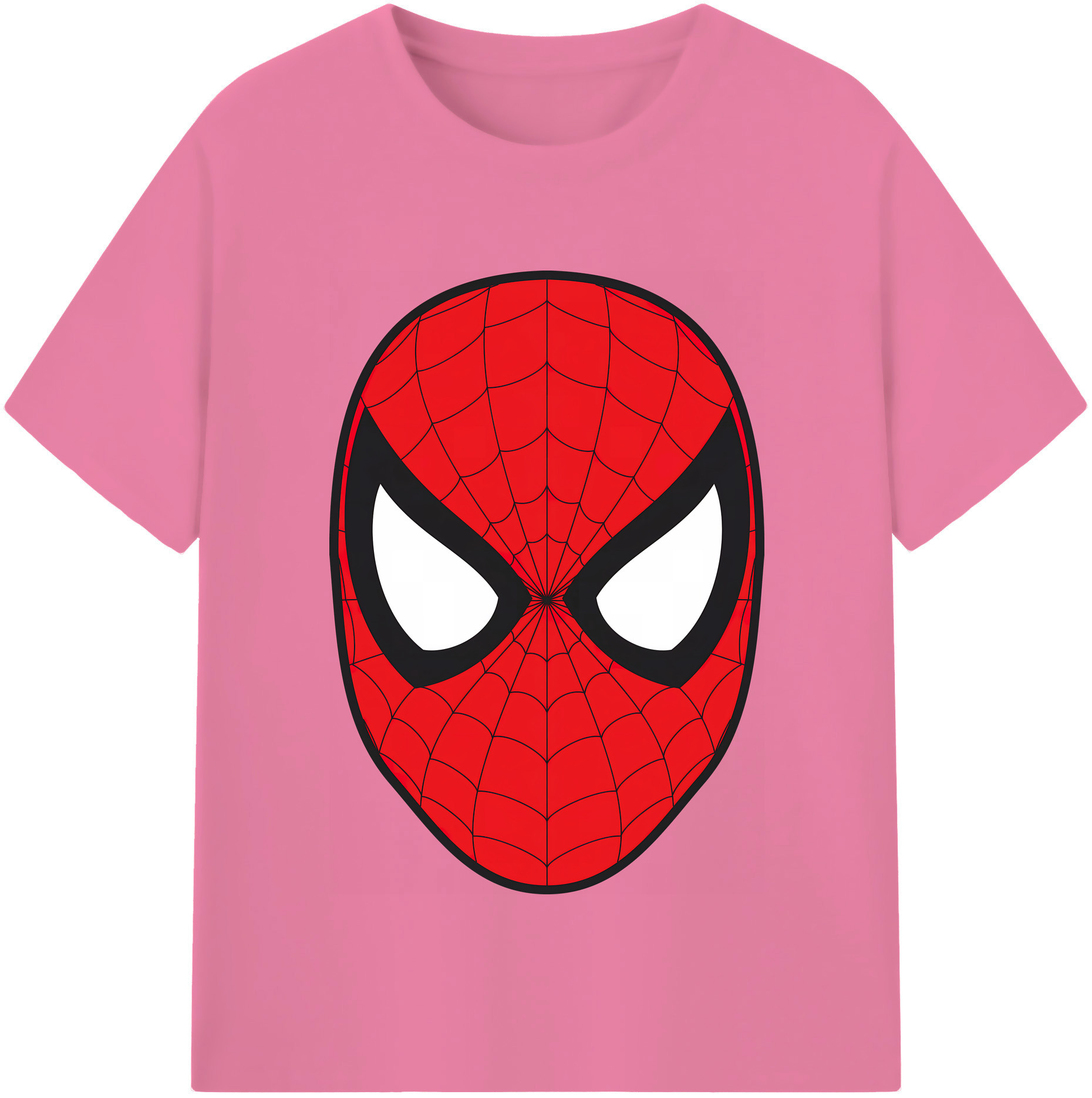 （画像用） Spider Man スパイダーマン 綿100％半袖Tシャツ（フロントプリント）